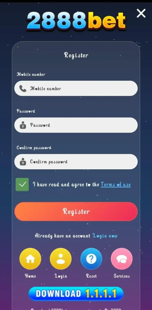2888bet Register